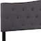 Flash Furniture King, Cambridge Headboard, Gray Fabric HG-HB1708-K-DG-GG - alternate 8